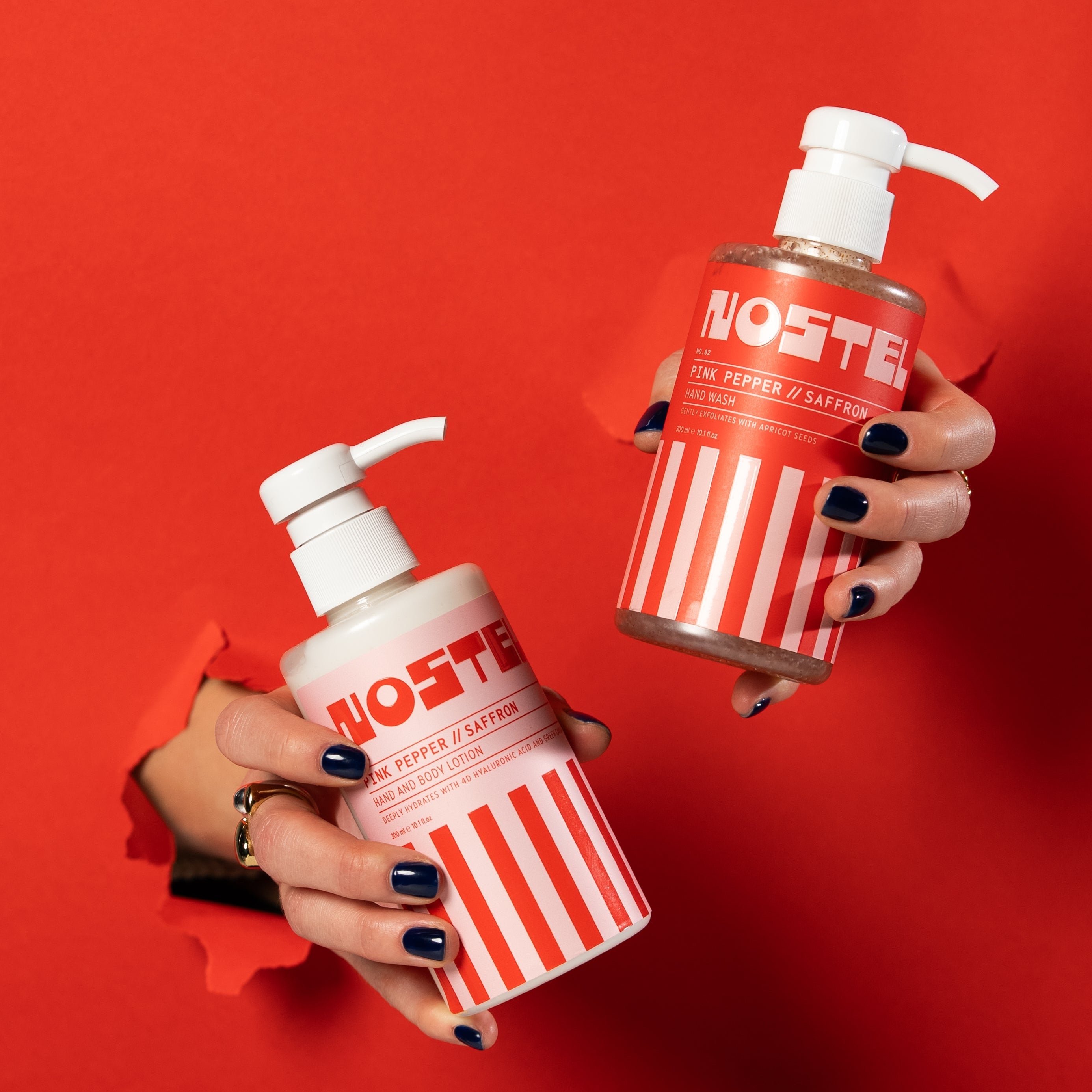Limited Edition PINK PEPPER // SAFFRON Peelingli Sıvı Sabun (300ml) - NOSTEL