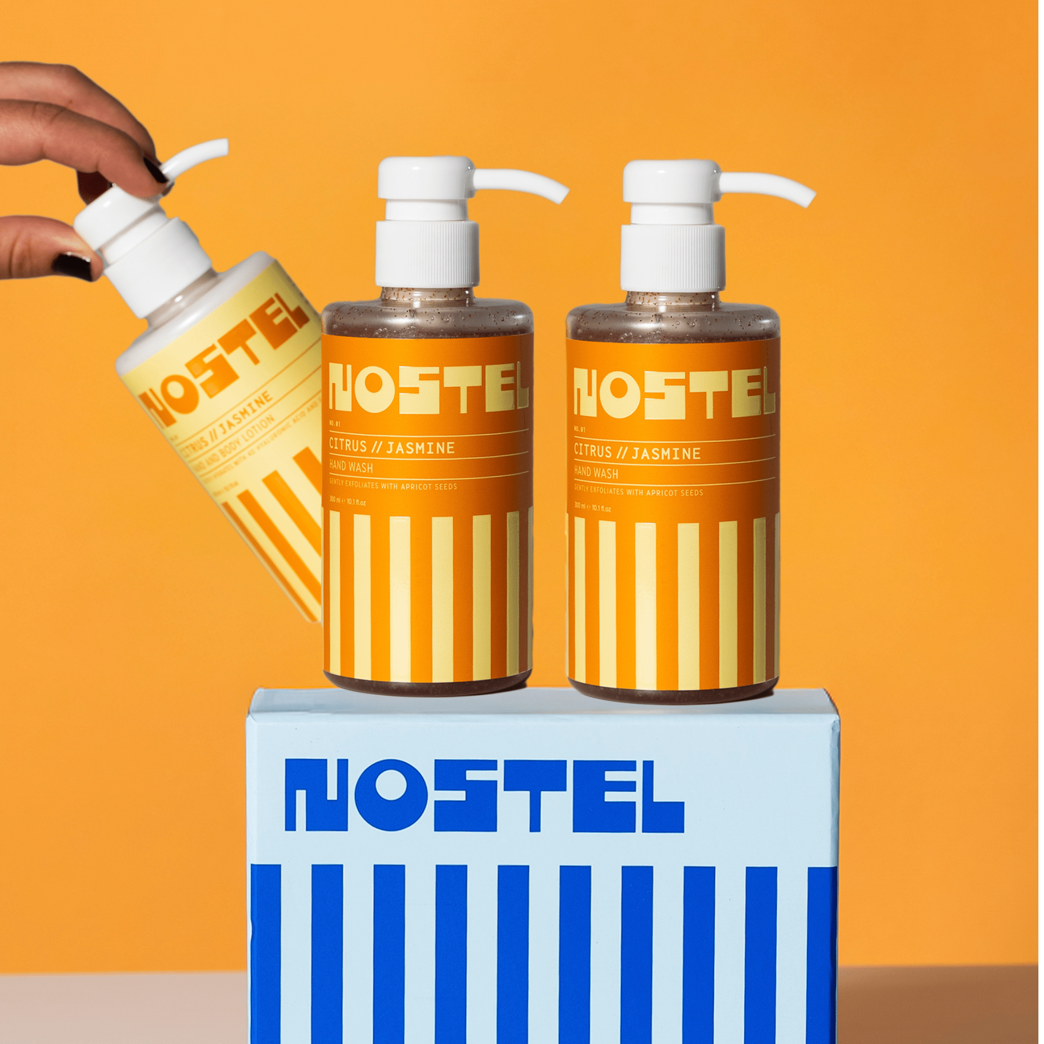 THE TRIO - Peelingli Sabun & Losyon Seti (3x300ml) - NOSTEL