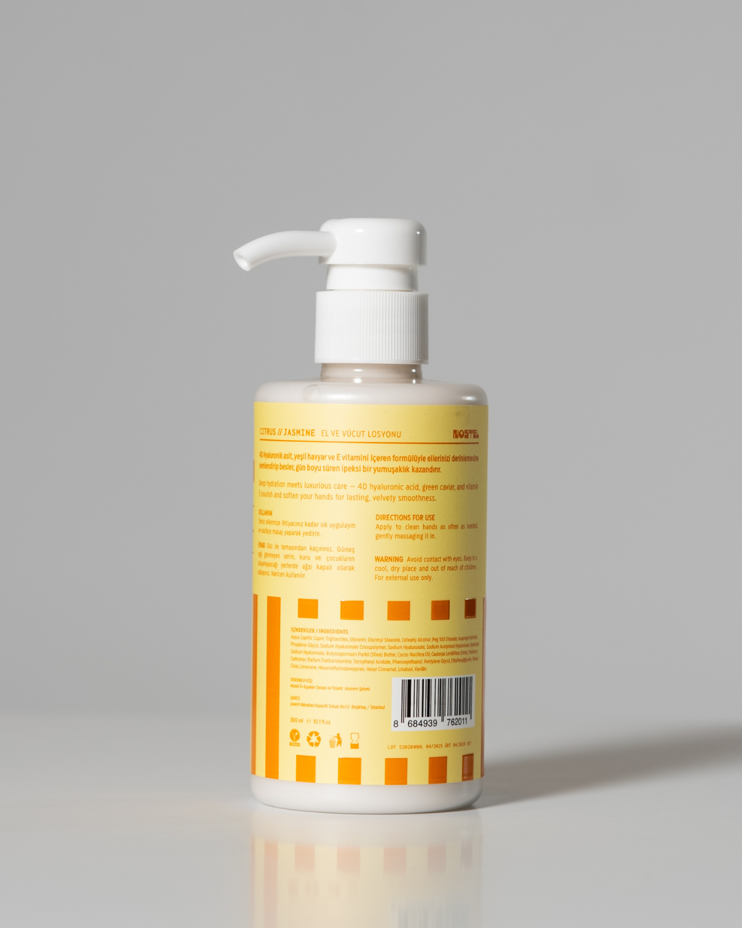 NO.1 CITRUS // JASMINE El ve Vücut Losyonu (300ml)