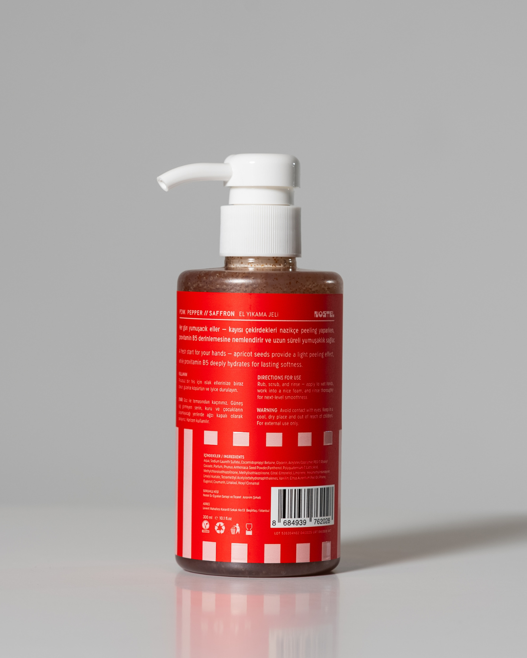 NO.2 PINK PEPPER // SAFFRON Peelingli Sıvı Sabun (300ml)