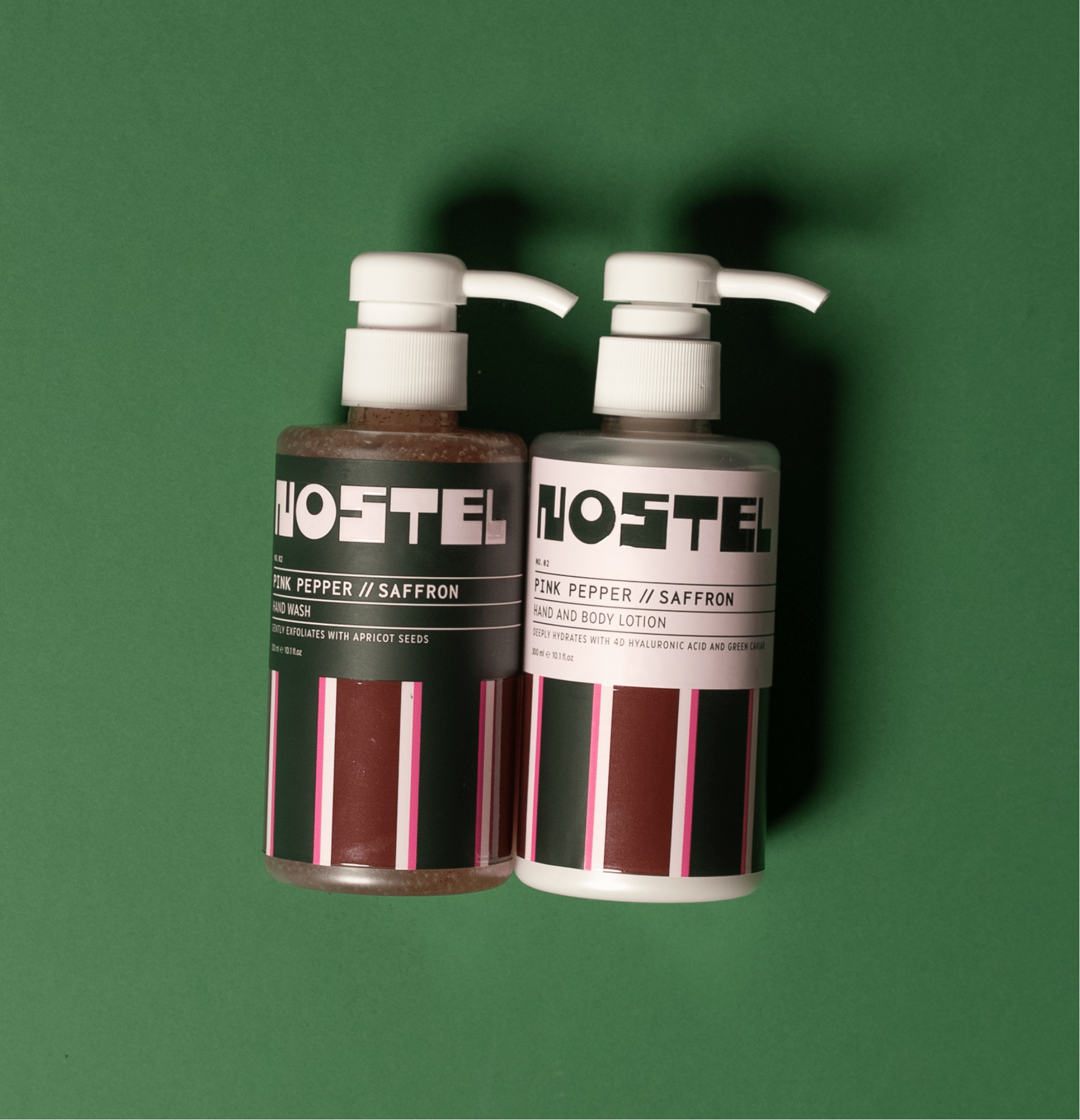 Limited Edition PINK PEPPER // SAFFRON El ve Vücut Losyonu (300ml) - NOSTEL