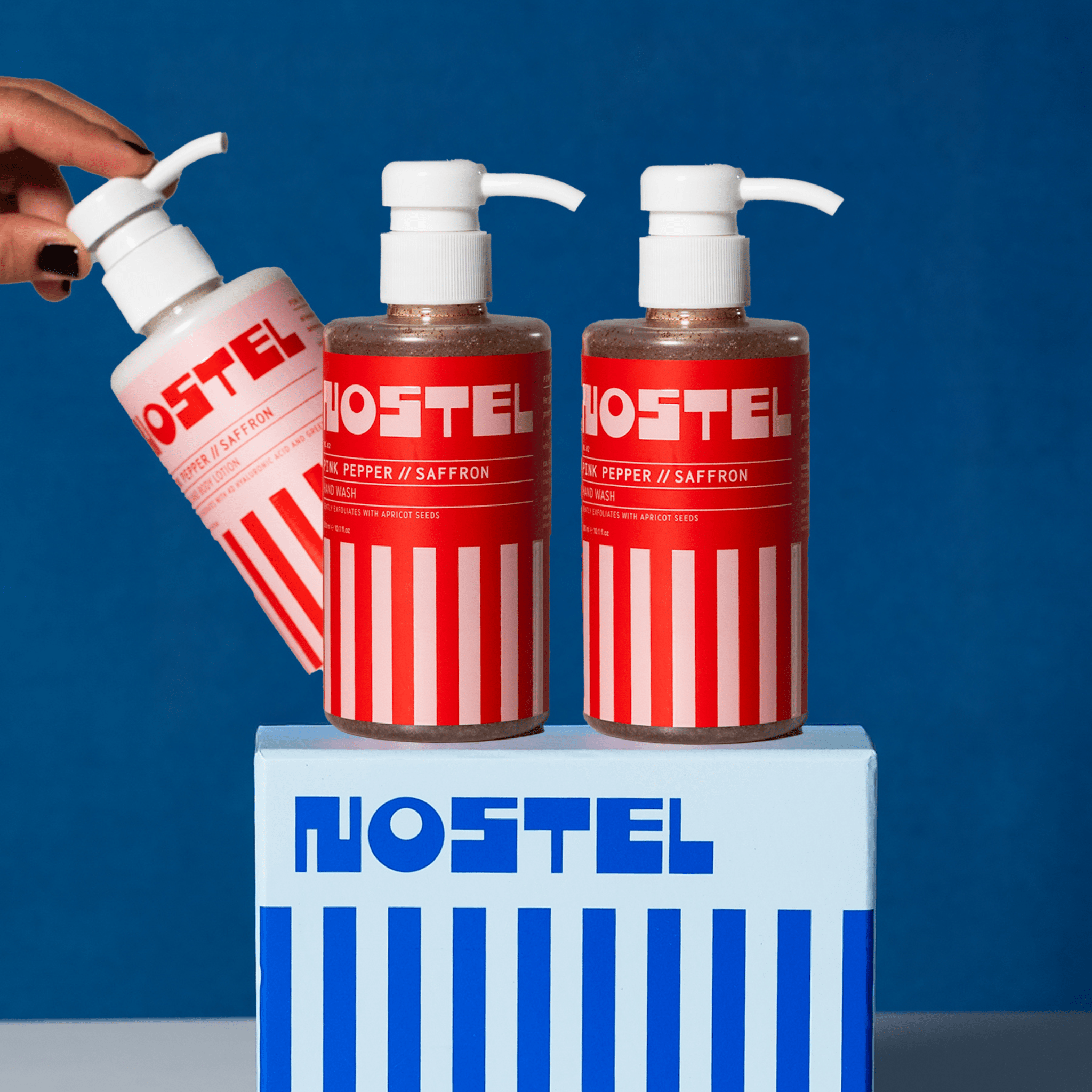 THE TRIO - Peelingli Sabun & Losyon Seti (3x300ml) - NOSTEL